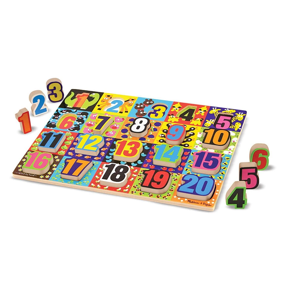 Melissa & Doug Jumbo Numbers Chunky Puzzle