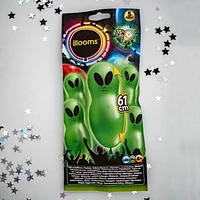 illooms Alien Super Size LED Light up Balloons, Pack of 5