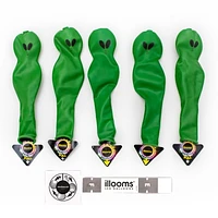 illooms Alien Super Size LED Light up Balloons, Pack of 5