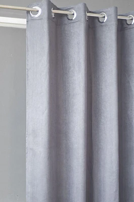 SUN BLOCKER FAUX SUEDE BLACKOUT CURTAIN