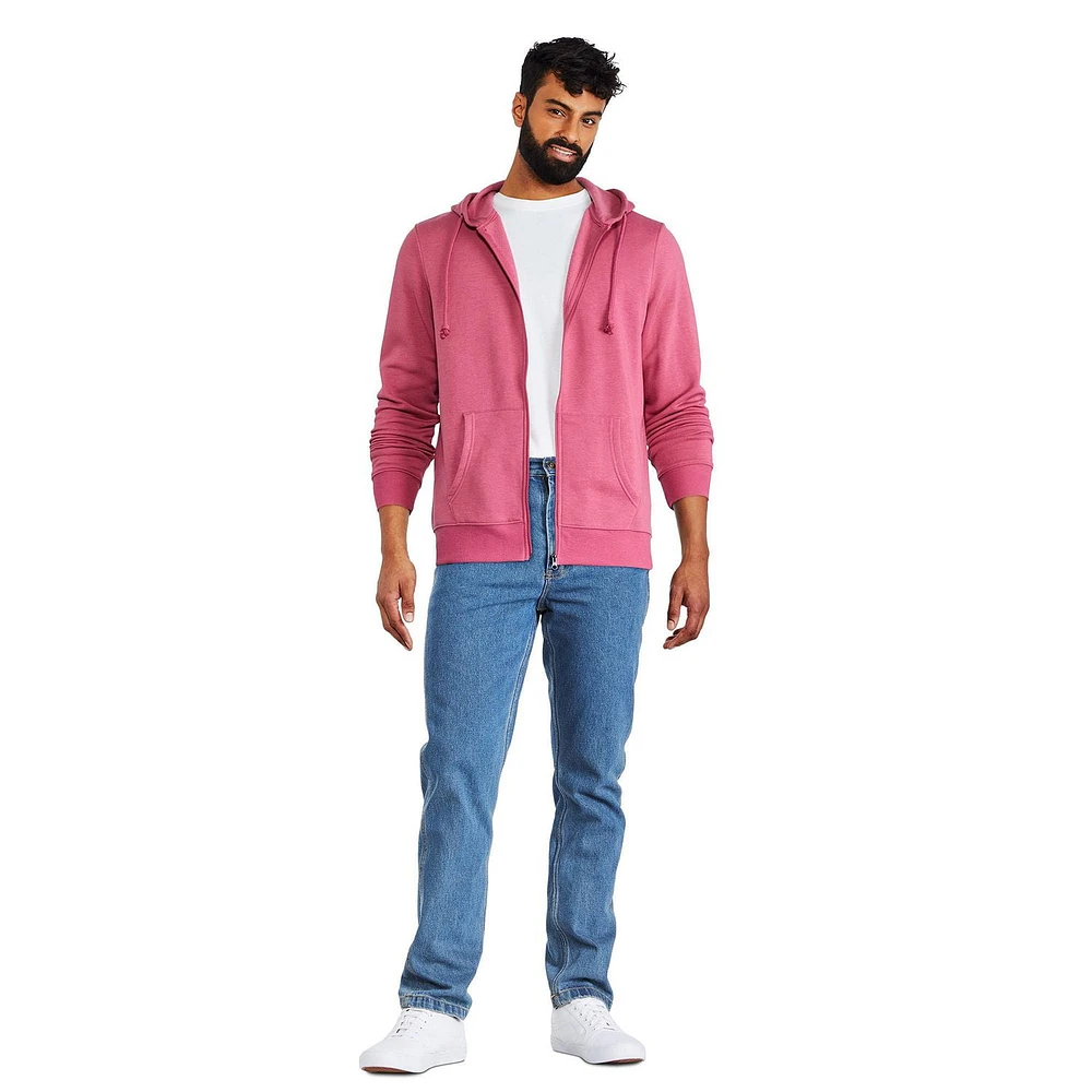 Haut à capuchon zippé sur la longueur George pour hommes