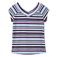 Justice Girls' V-neckline Tee