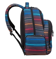 Swiss Alps Rainproof Backpack, Rainproof School Backpack in Multicolour Stripes