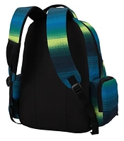 Swiss Alps Rainproof Backpack, Rainproof School Backpack in Multicolour Stripes