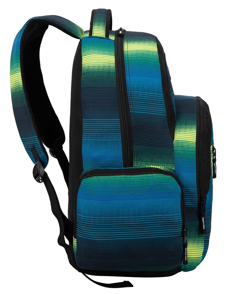 Swiss Alps Rainproof Backpack, Rainproof School Backpack in Multicolour Stripes