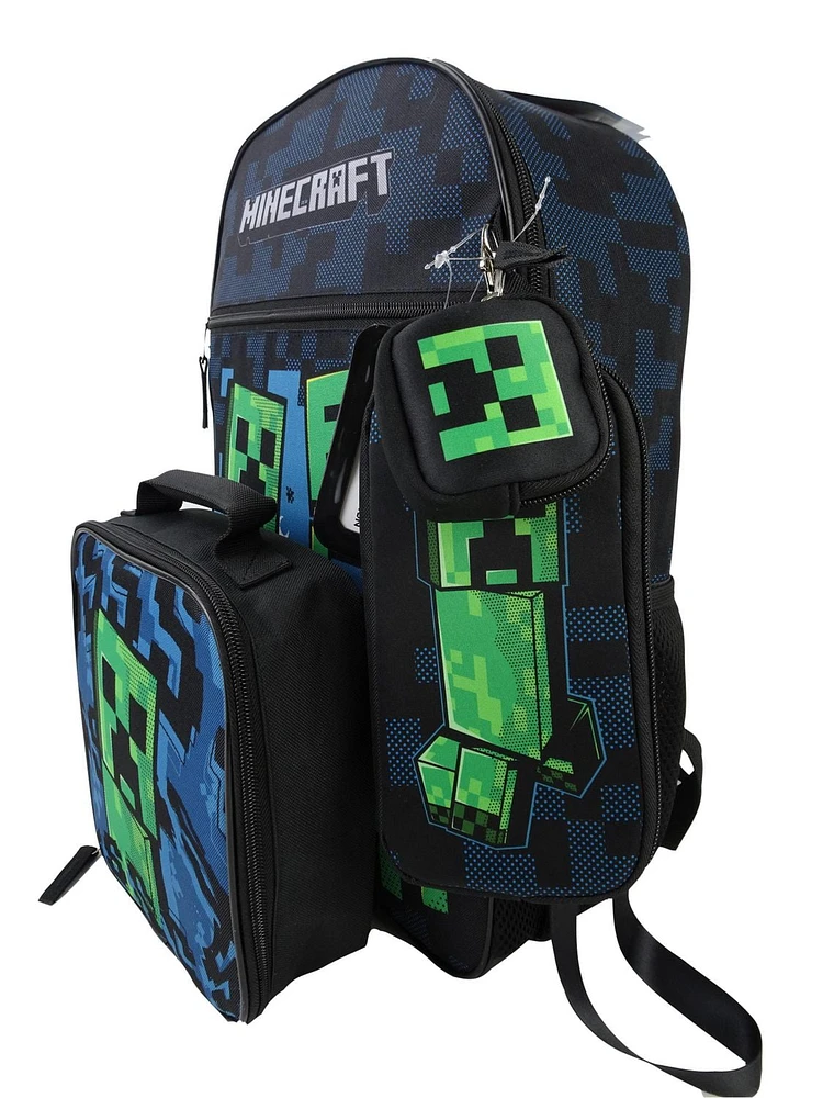 Minecraft 5 Piece Back Pack