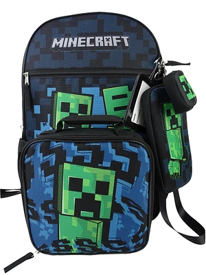 Minecraft 5 Piece Back Pack