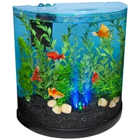 Tetra Bubbling Half Moon Aquarium LED Kit, 3 gal