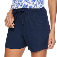 Short en mélange de lin Iyla pour femmes Tailles TP–TTG