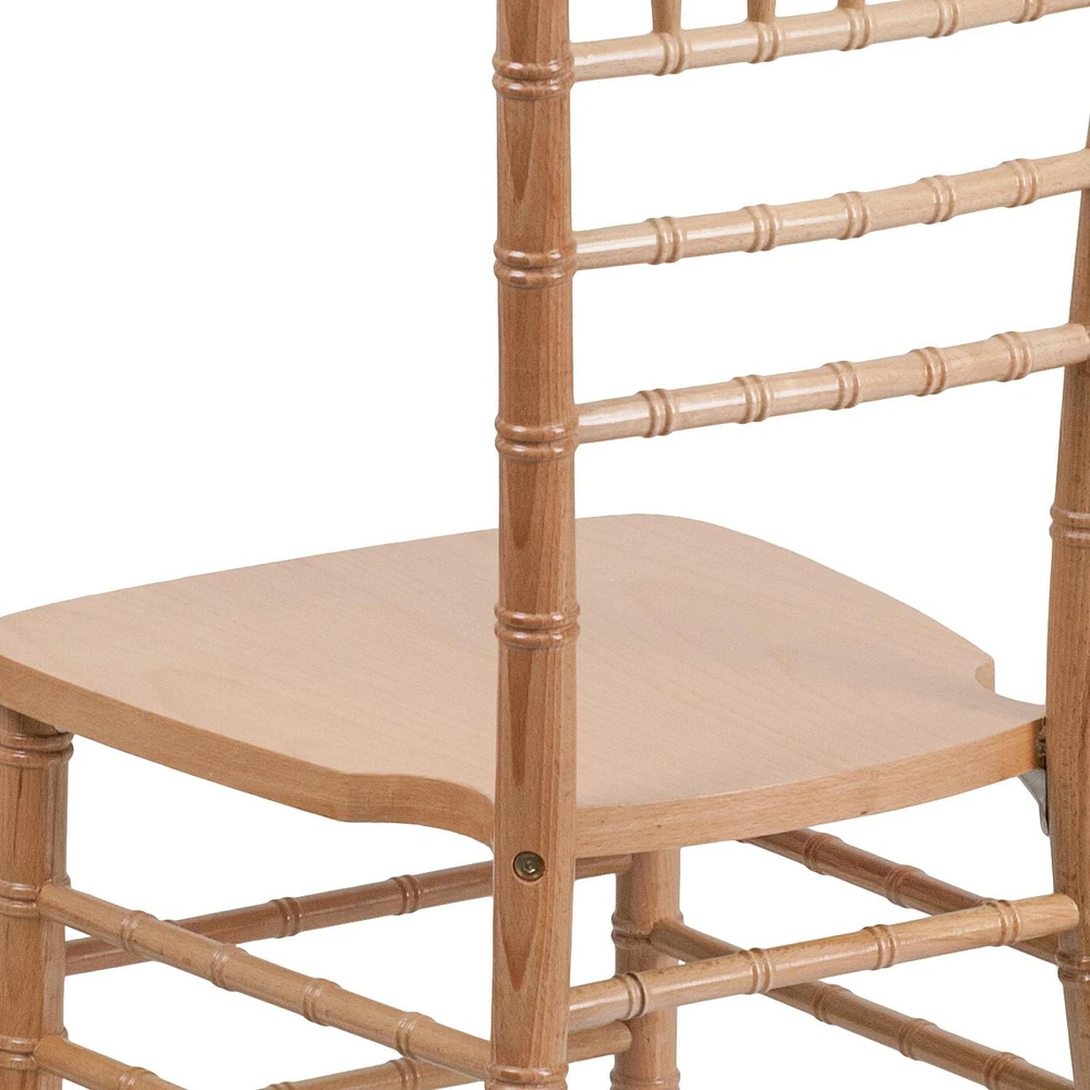 HERCULES Series Black Wood Chiavari Chair