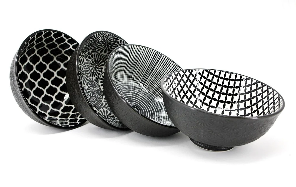 BIA B/W Bowls, 12cm