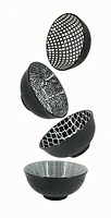 BIA B/W Bowls, 12cm