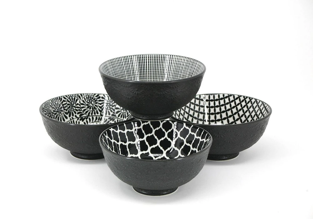 BIA B/W Bowls, 12cm