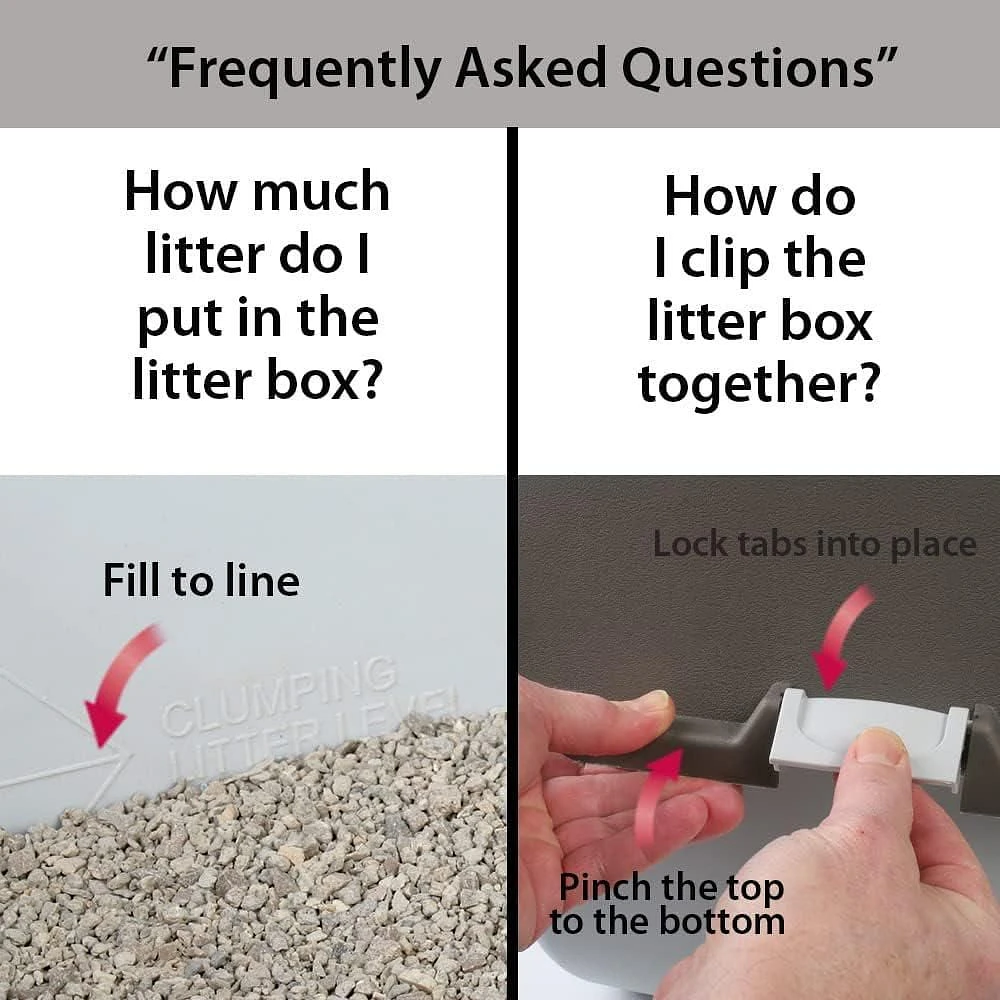 Omega Paw Roll 'n Clean Self-Cleaning Litter Box