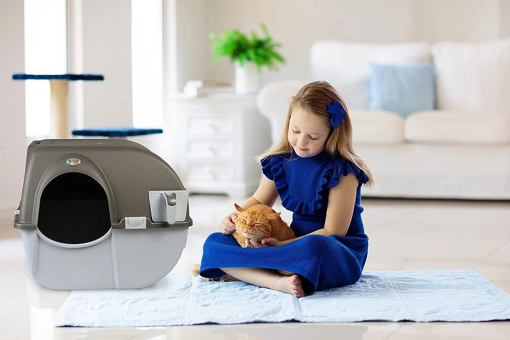 Omega Paw Roll 'n Clean Self-Cleaning Litter Box