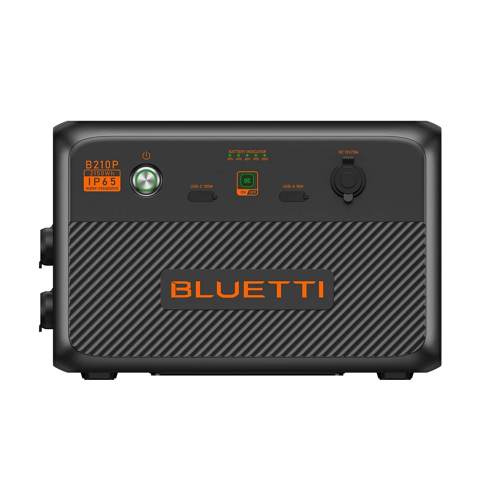 BLUETTI Premium Series AC200P L Portable Power Station, B210P Expansion battery with PV350 Solar Panel Bundle