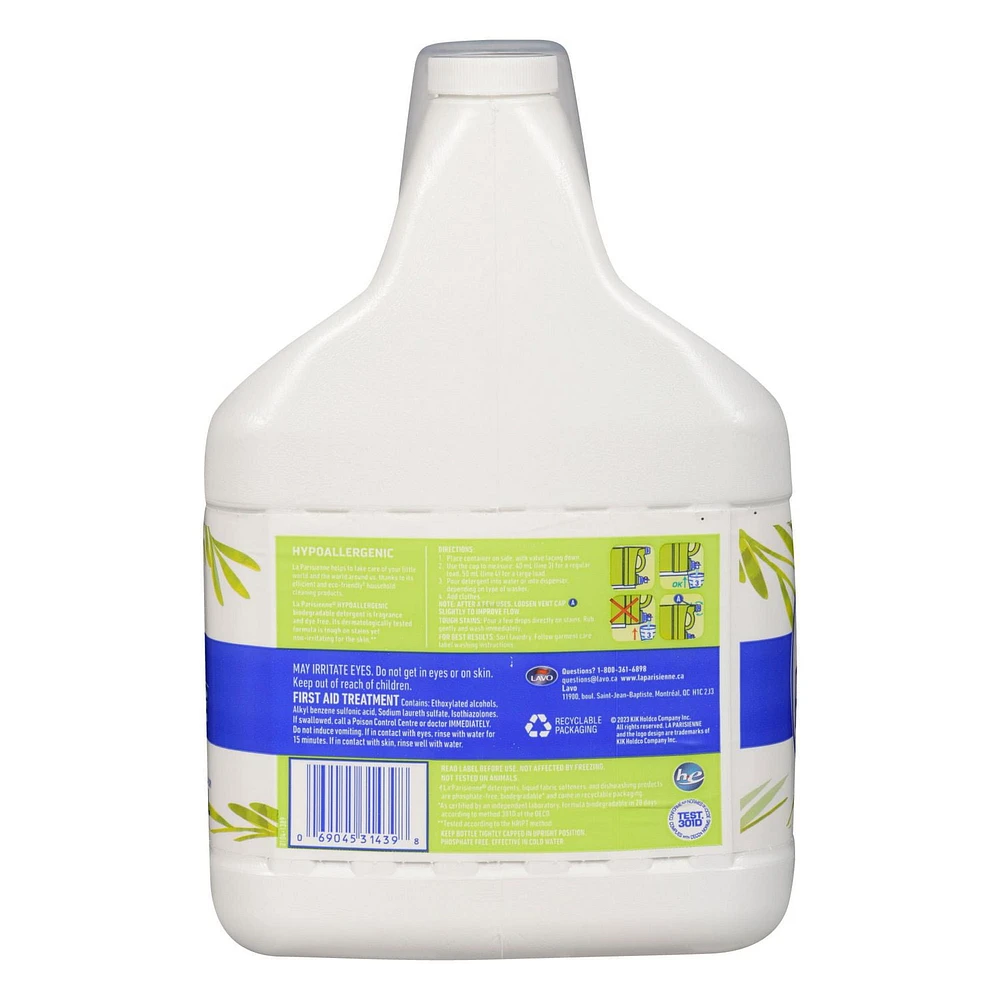 La Parisienne Détersif Hypoallergène 5 l
