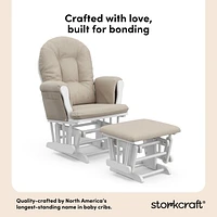 Chaise et repose-pieds Storkcraft Hoop