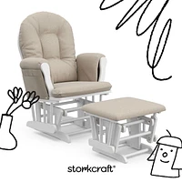 Chaise et repose-pieds Storkcraft Hoop