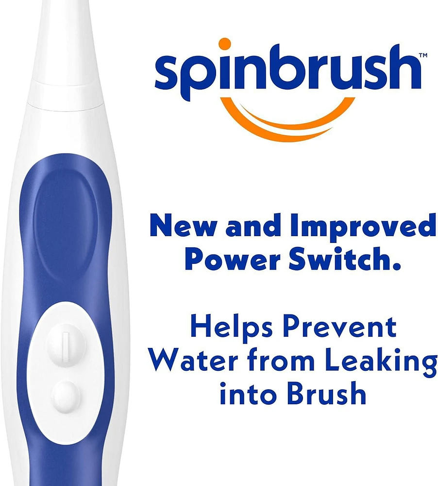 Spinbrush PRO CLEAN Toothbrush Medium, 1 Powered Toothbrush