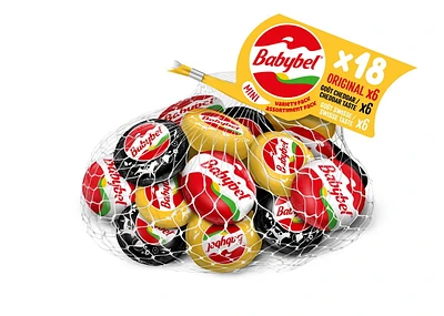 Mini Babybel Variety Cheese Snacks 18P, 18 Portions, 360 g