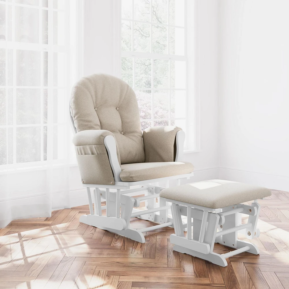 Chaise et repose-pieds Storkcraft Hoop