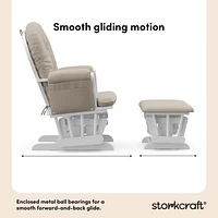 Chaise et repose-pieds Storkcraft Hoop