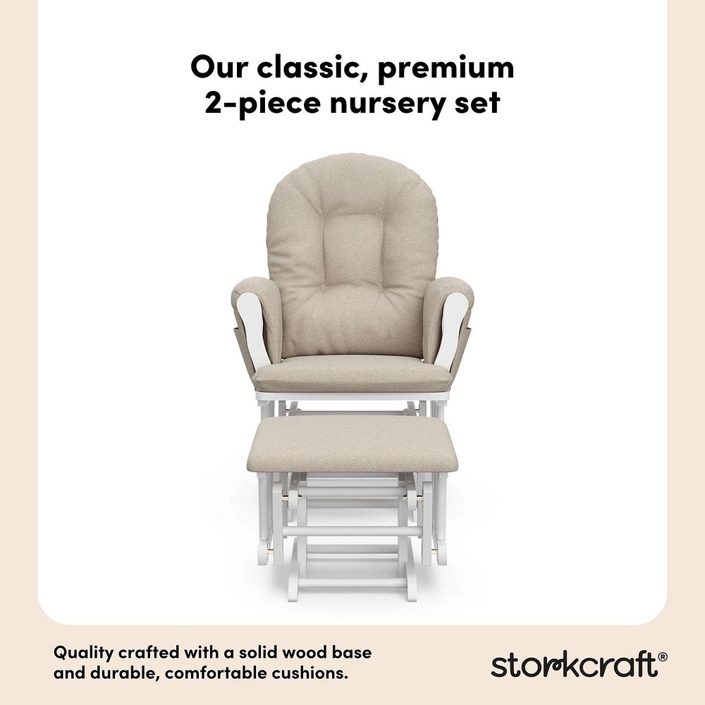 Chaise et repose-pieds Storkcraft Hoop