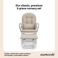 Chaise et repose-pieds Storkcraft Hoop
