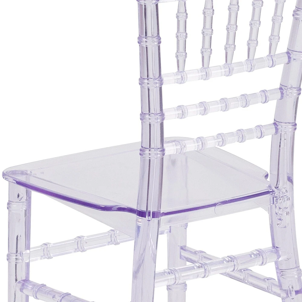 Kids White Resin Chiavari Chair