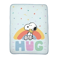 Snoopy "Snoopy Hugs"  Silk Touch Throw