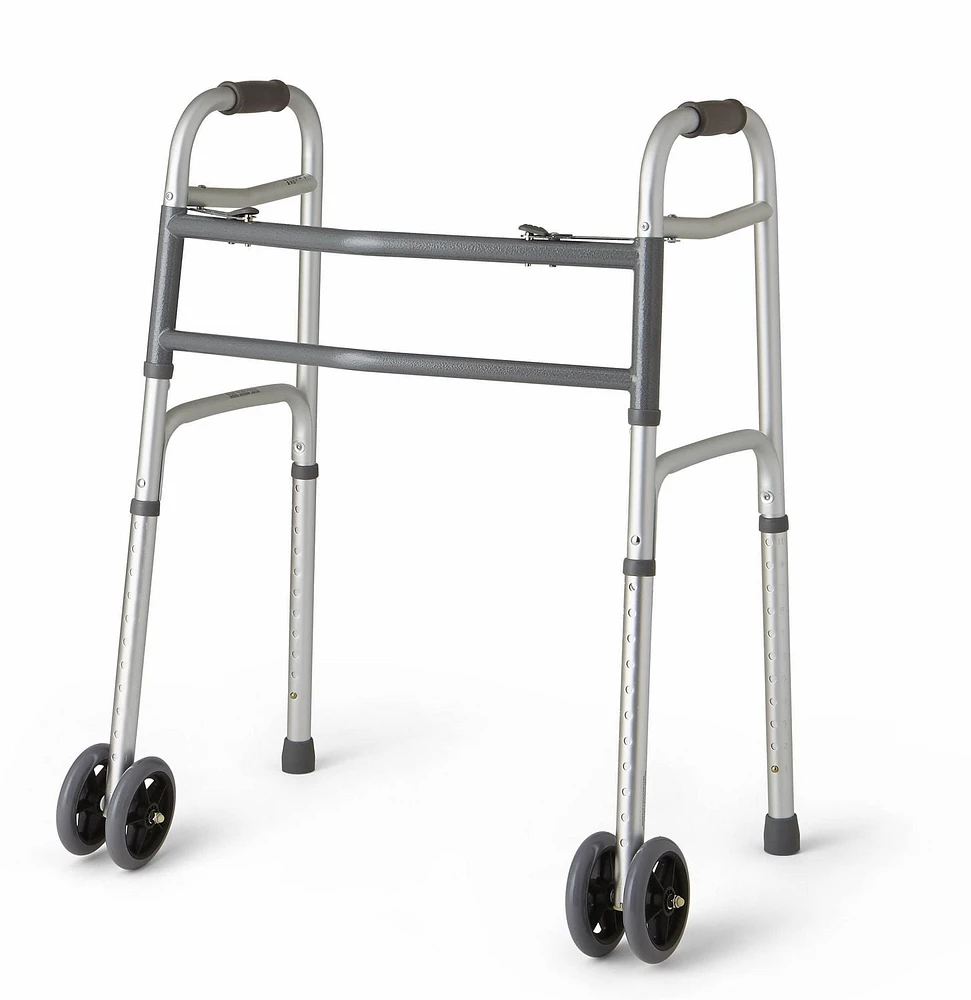 Medline Extra Wide Two-Button Walker