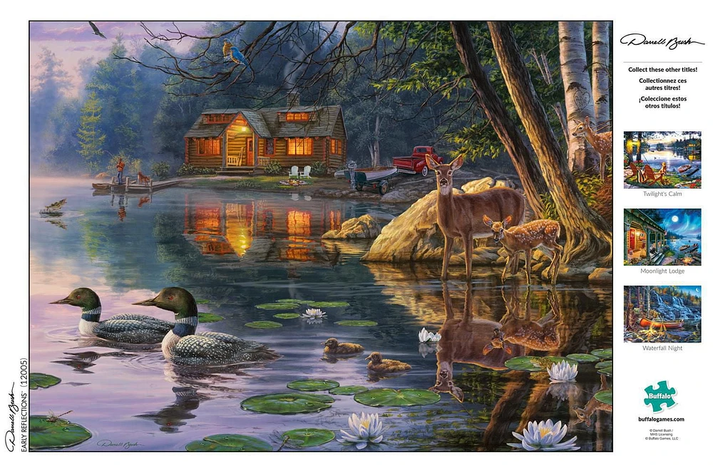 Buffalo Games - Darrell Bush - Early Reflections - 1000 Piece Jigsaw Puzzle