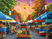 Buffalo Games - Country Life - Farmer's Market - 1000 Piece Jigsaw Puzzle