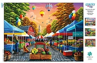 Buffalo Games - Country Life - Farmer's Market - 1000 Piece Jigsaw Puzzle