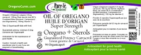 Capsules d'huile d'origan Natural de Pure-lē avec stérols