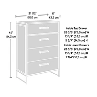 Sauder Briarbrook® 4 Drawer Chest, Barrel Oak, 429381