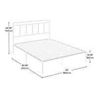 Sauder Cannery Bridge Queen Platform Bed