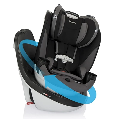 Siège d'auto convertible rotatif 2 en 1 Evenflo Gold Revolve360 Slim