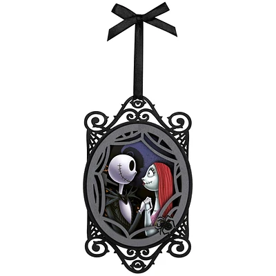 Hallmark Keepsake Christmas Ornament (Disney Tim Burton's The Nightmare Before Christmas Jack and Sally Papercraft)