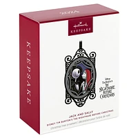 Hallmark Keepsake Christmas Ornament (Disney Tim Burton's The Nightmare Before Christmas Jack and Sally Papercraft)