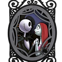 Hallmark Keepsake Christmas Ornament (Disney Tim Burton's The Nightmare Before Christmas Jack and Sally Papercraft)