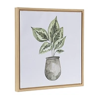 Sentra Botanicals Framed Canvas Art Set, 13in W x 13in H x 1in D