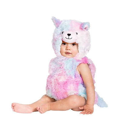 Costume de lama peluche pour bébé 12-18 mois.