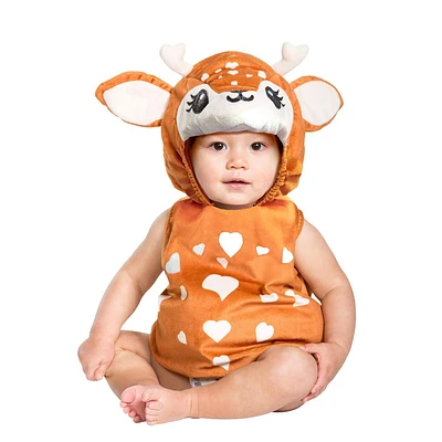 Costume de biche peluche pour bébé 12-18 mois.