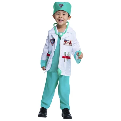 Costume de médecin charmant pour tout-petits 3-4T.