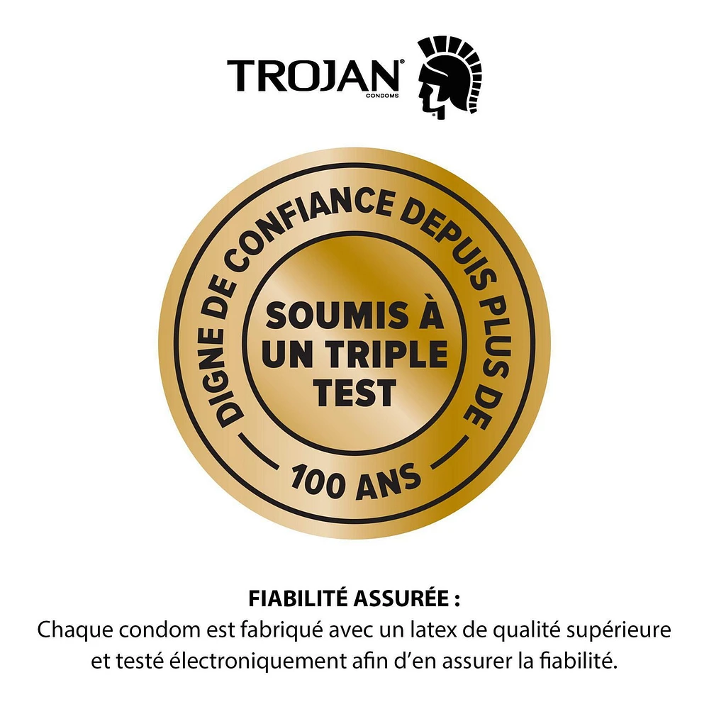 Trojan Her Pleasure Intense Climax Lubricated Condoms, Stimulated Studs