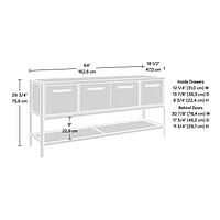 Sauder Briarbrook Credenza, Barrel Oak, 430074