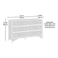 Sauder Dawson Trail Dresser, Raven Oak, 430079