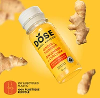 Shot biologique au gingembre et au curcuma DOSE 60 mL